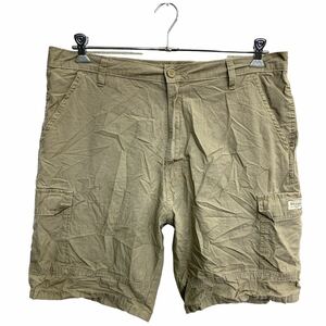 Wrangler カーゴショートパンツ W38 ラングラー ビッグサイズ グレージュ コットン 古着卸 アメリカ仕入 2404-424