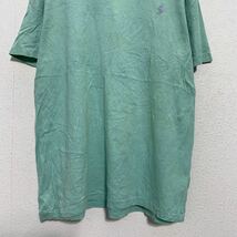 POLO RALPH LAUREN 半袖 ロゴTシャツ L ミントグリーン ポロラルフローレン Ｖネック ワンポイントロゴ 古着卸 アメリカ仕入 a604-5728_画像3