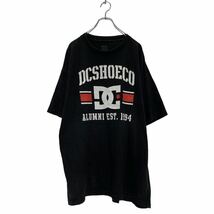 DC SHOES 半袖 プリントTシャツ 2XL ブラック ホワイト レッド ディーシーシューズ ビッグサイズ 古着卸 アメリカ仕入 a604-5636_画像1