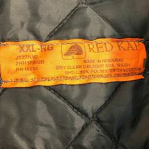 RED KAP 中綿 ジャケット XXL ネイビー ホワイトグリーン レッドカップ ビッグサイズ ブルゾン ワッペン 古着卸 アメリカ仕入 a601-5494_画像9