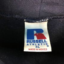 RUSSELL ATHLETIC プリント スウェット パーカー XL ネイビー ホワイト メキシコ製 バスケ SKYLINE 刺繍 古着卸 アメリカ仕入 a601-6404_画像8