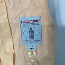 LONDON FOG ロングコート 2XL～ オレンジ アメリカ製 古着卸 アメリカ仕入 a601-5664_画像9