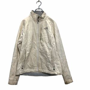 THE NORTH FACE ソフトシェルジャケット Mサイズ ノースフェイス レディース 白 ホワイト 古着卸 アメリカ仕入 a602-5367