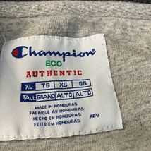 Champion 無地 スウェット トレーナー XL チャコールグレー チャンピオン ビッグサイズ 袖ロゴ 裏起毛 古着卸 アメリカ仕入 a602-5939_画像8