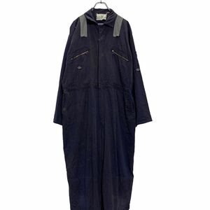 Dickies 長袖つなぎ W48 ネイビー ディッキーズ ワークウェア オールインワン 作業服 古着卸 アメリカ仕入 a602-6303