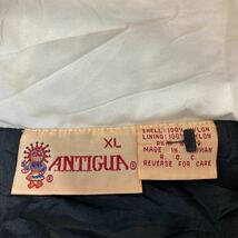 ANTIGUA ナイロンジャケット XL ブラック グレー ホワイト 古着卸 アメリカ仕入 a602-5849_画像10