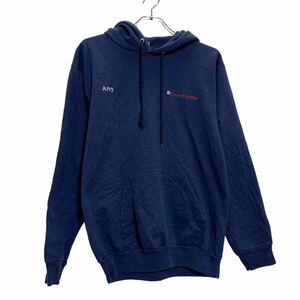 champion ロゴ スウェット パーカー S ネイビー レッド チャンピオン 裏起毛 古着卸 アメリカ仕入 a602-5303