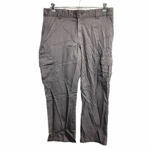 Dickies ワークパンツ W38 ディッキーズ レギュラーストレート ビッグサイズ グレー 古着卸 アメリカ仕入 2402-307