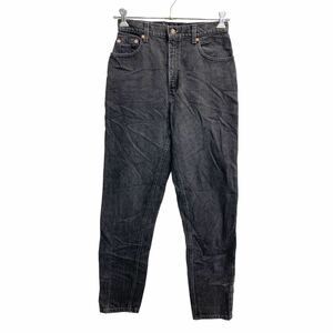 Levi's 551 デニムパンツ W30 リーバイス レディース リラックスフィット ブラック コットン USA製 古着卸 アメリカ仕入 2402-459