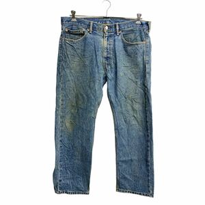 Levi's 505 デニムパンツ W36 リーバイス レギュラーフィット ビッグサイズ ブルー コットン 古着卸 アメリカ仕入 2402-462