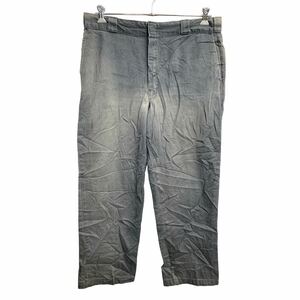 Dickies ワークパンツ W38 ディッキーズ ビッグサイズ グレー メキシコ製 古着卸 アメリカ仕入 2402-309