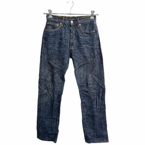 Levi's 501 デニムパンツ W28 リーバイス ボタンフライ インディゴ コットン 古着卸 アメリカ仕入 2402-624