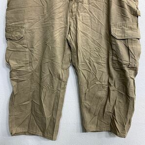 Carhartt ワークパンツ W46 カーゴパンツ ビッグサイズ ベージュ コットン メキシコ製 古着卸 アメリカ仕入 2402-242の画像3