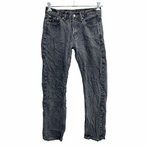 Levi's 505 デニムパンツ W30 リーバイス レギュラーフィット ブラック コットン 古着卸 アメリカ仕入 2402-360