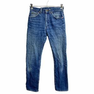 Lee デニムパンツ W32 リー インディゴ コットン USA製 古着卸 アメリカ仕入 2402-49