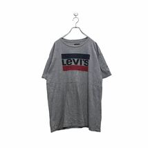 Levi's 半袖 ロゴ Tシャツ XL リーバイス グレー ネイビー レッド ビッグサイズ 古着卸 アメリカ仕入 a603-6703_画像1