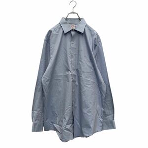 BROOKS BROTHERS 長袖 無地シャツ 16 1/2-4/5 ライトブルー ブルックスブラザーズ シンプル 古着卸 アメリカ仕入 a603-6288