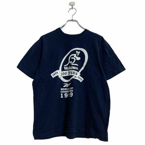 Reebok 半袖 プリント Tシャツ M ブラック リーボック バックプリント ワラビー 古着卸 アメリカ仕入 a603-6277