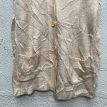 Lana Knit ニット セーター カーディガン M レディース ベージュ スペイン製 古着卸 アメリカ仕入 a603-6309_画像3