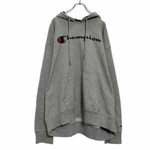 champion ロゴ スウェット パーカー 2XL グレー ブラック レッド チャンピオン ビッグサイズ 裏起毛 古着卸 アメリカ仕入 a603-5321