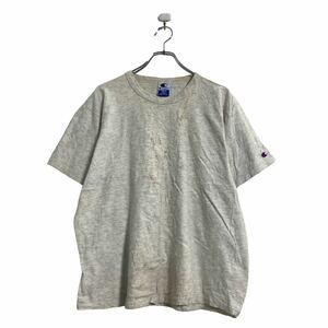 Champion 半袖 無地 Tシャツ L ライトグレー チャンピオン シンプル 古着卸 アメリカ仕入 a603-6392