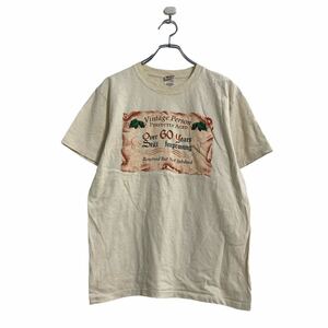 anvil 半袖 プリント Tシャツ M キナリ ぶどう 古着卸 アメリカ仕入 a603-6274