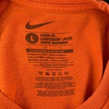 NIKE 半袖 プリントTシャツ L レディース オレンジ ナイキ クルーネック ラクロス 古着卸 アメリカ仕入 a603-6743_画像9