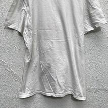 adidas 半袖 ロゴプリントTシャツ Lサイズ アディダスオリジナルス スポーツ 白 ホワイト 古着卸 アメリカ仕入 a603-5095_画像7