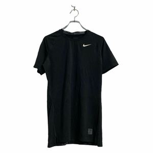 NIKE 半袖 ロゴ Tシャツ L ブラック ナイキ ドライフィット 古着卸 アメリカ仕入 a603-6589