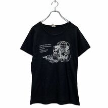 FUN-Tees 半袖 プリントTシャツ XL レディース ブラック USA製 カットソー バイクパーツ 古着卸 アメリカ仕入 a603-6787_画像1