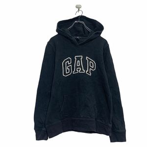 GAP ロゴ スウェット パーカー M レッド ホワイト ギャップ 裏起毛 古着卸 アメリカ仕入 a603-5837