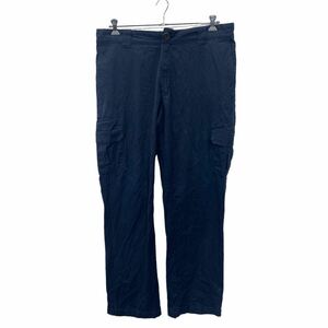 Dickies ワークパンツ カーゴパンツ W38 ディッキーズ ビッグサイズ ネイビー 古着卸 アメリカ仕入 2403-1068