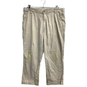 Carhartt ワークパンツ W40 カーハート リラックスフィット ビッグサイズ ベージュ 古着卸 アメリカ仕入 2403-572