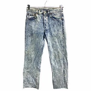 Levi's 501 デニムパンツ W31 リーバイス ボタンフライ ケミカルウォッシュ コットン USA製 古着卸 アメリカ仕入 2403-763