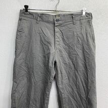 Lee ワークパンツ W34 リー リラックスフィット グレー メキシコ製 古着卸 アメリカ仕入 2403-1059_画像2