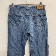 Levi's 550 デニムパンツ W36 リーバイス リラックスフィット ビッグサイズ ブルー コットン メキシコ製 古着卸 アメリカ仕入 2403-672_画像6