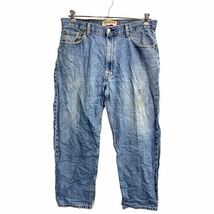 Levi's 550 デニムパンツ W36 リーバイス リラックスフィット ビッグサイズ ブルー コットン メキシコ製 古着卸 アメリカ仕入 2403-672_画像1