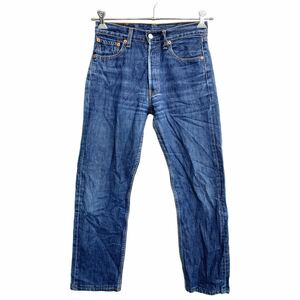 Levi's 501 デニムパンツ W28 リーバイス ボタンフライ インディゴ コットン 古着卸 アメリカ仕入 2403-738