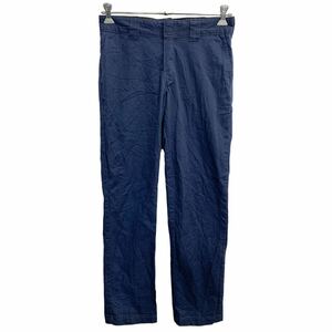 Dickies ワークパンツ W32 ディッキーズ ネイビー メキシコ製 古着卸 アメリカ仕入 2403-1088