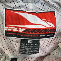 FLY RACING モトクロスパンツ W26 フライ レーシングパンツ レッド ホワイト ブラック ナイロン 古着卸 アメリカ仕入 2403-503_画像10