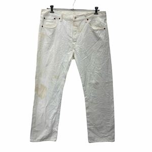 Levi's 501 デニムパンツ W38 リーバイス ボタンフライ メキシコ製 ホワイト コットン 古着卸 アメリカ仕入 2403-895