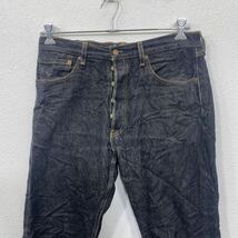 Levi's 501 デニムパンツ W34 リーバイス ボタンフライ メキシコ製 グレー コットン 古着卸 アメリカ仕入 2403-1188_画像2