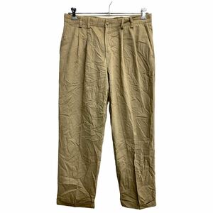 DOCKERS брюки из твила W34 Docker's бежевый хлопок б/у одежда . America скупка 2403-262