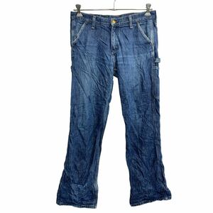 Carhartt Denim Painter Pants W34 Автомобиль Hart Indigo использовал в Америке покупка 2403-1149