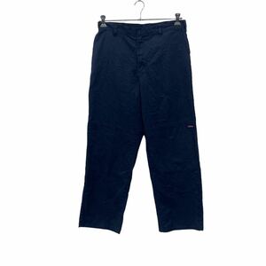 Dickies ワーク・ペインターパンツ ダブルニーパンツ W34 ディッキーズ ネイビー 古着卸 アメリカ仕入 2403-1024