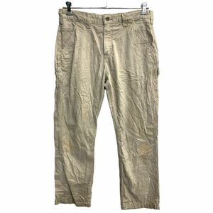 Carhartt ワークパンツ W35 カーハート ペインターパンツ ベージュ 古着卸 アメリカ仕入 2403-586