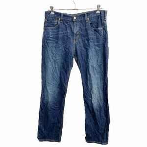 Levi's 569 デニムパンツ W34 リーバイス ルーズストレート インディゴ コットン メキシコ製 古着卸 アメリカ仕入 2403-643