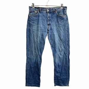 Levi's 501 デニムパンツ W36 リーバイス ボタンフライ ビッグサイズ ブルー コットン 古着卸 アメリカ仕入 2404-91