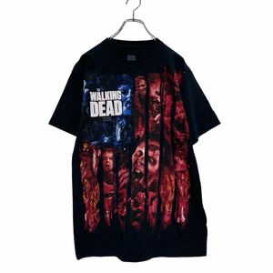 WALKING DEAD 半袖 プリントTシャツ M ブラック クルーネック フォトプリント ウォーキングデッド 古着卸 アメリカ仕入 a604-5816