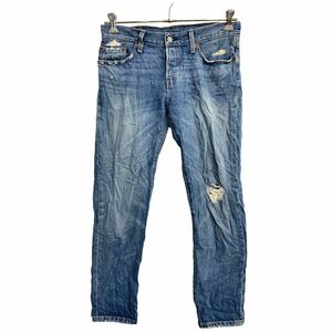 Джинсовые штаны Levi's 501 CT W27 Levi's Button Fly Blue Cotton Mexico Wholesale Wholesale USA покупка 2404-496